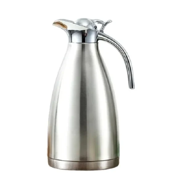 Thermal Insulation Stainless Steel Kettle-Silver Color